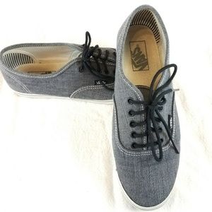 Gray Vans Low Top Sneakers Women's 8.5